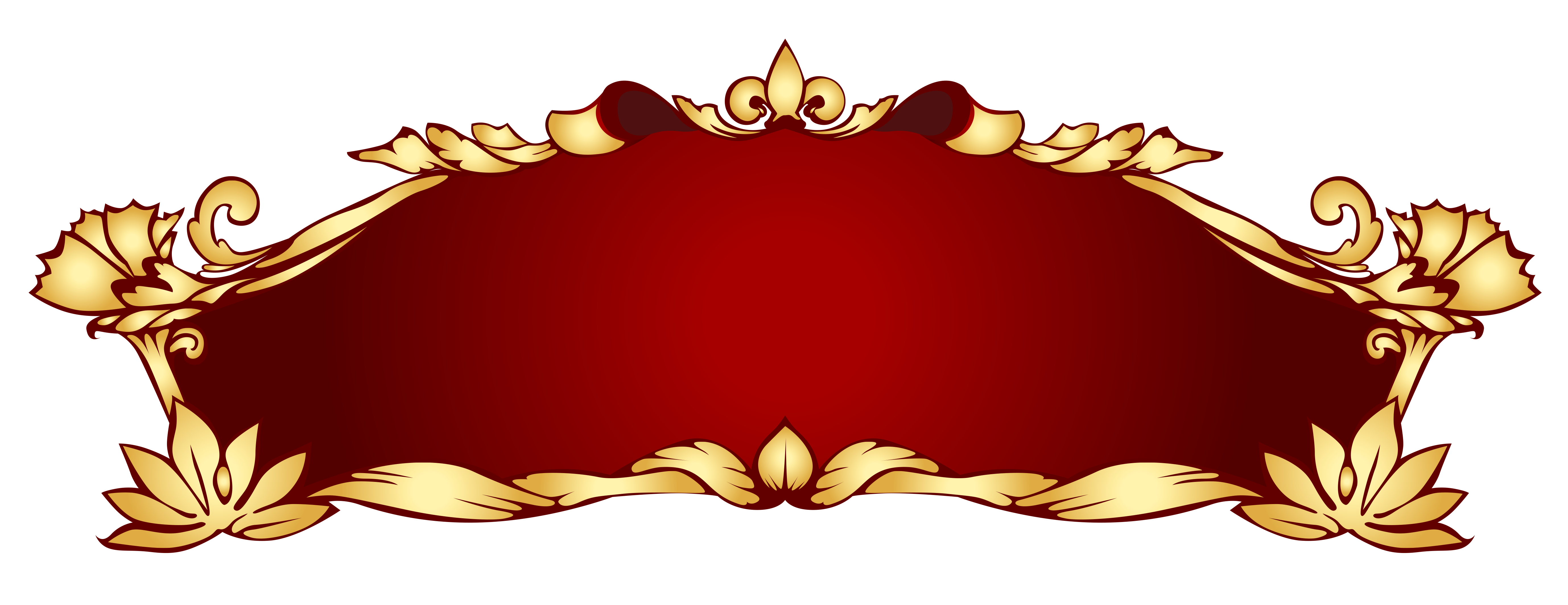 Banner Golden PNG Imagen
