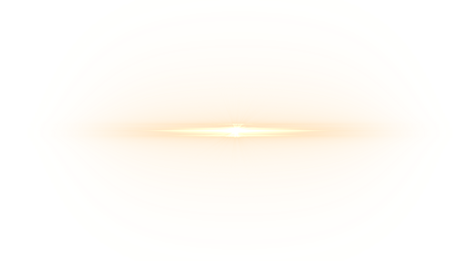 Golden Flare PNG Image with Transparent Background