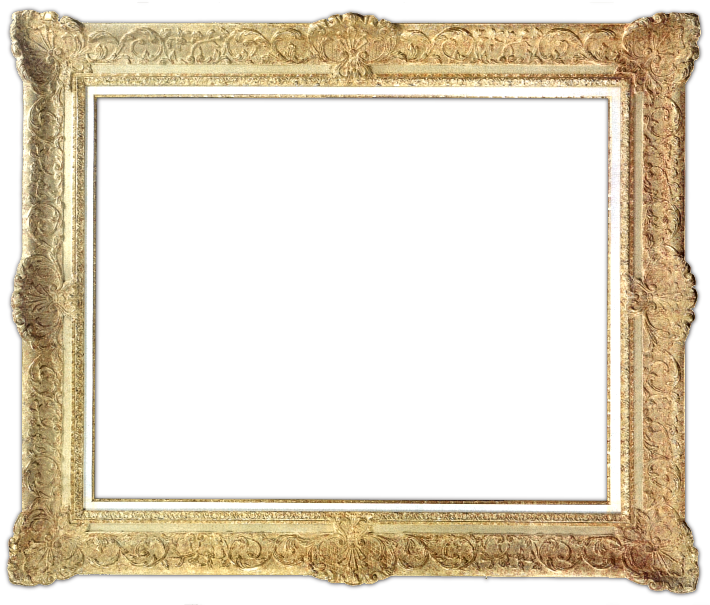 Goldener Rahmen PNG Hintergrund Bild