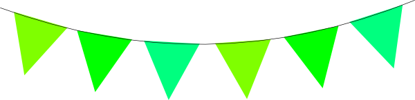 Gambar PNG spanduk hijau