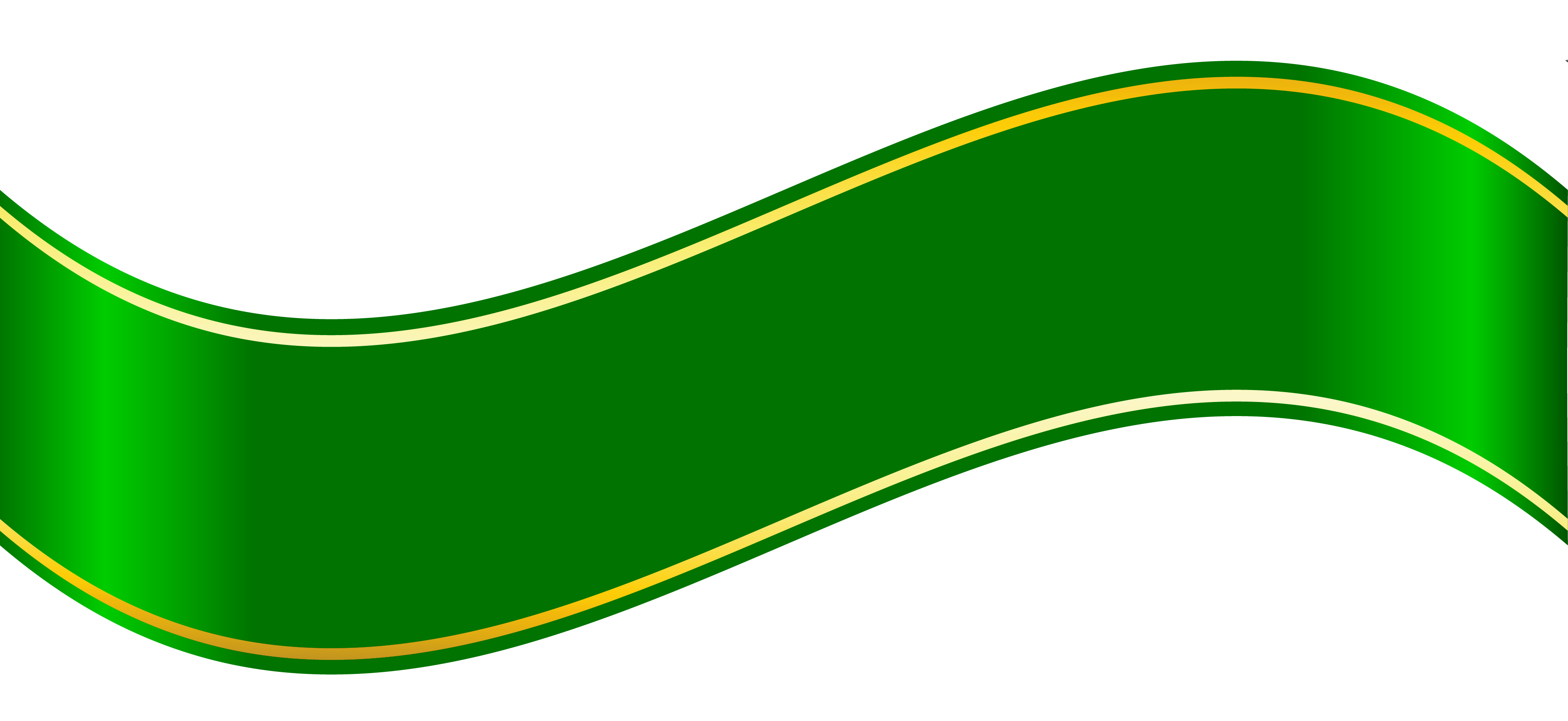 Banner Green PNG Background Image