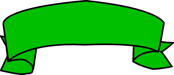 Banner verde PNG Download gratuito