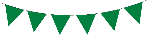 Green Banner PNG Image