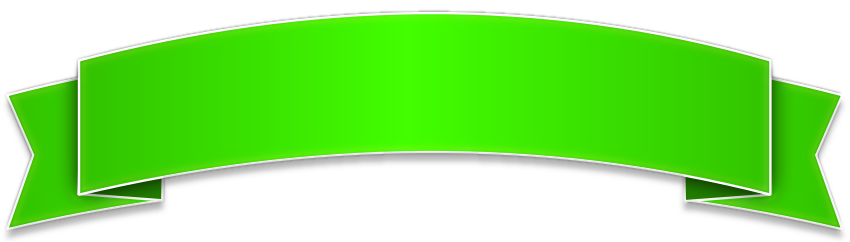 Grünes Banner PNG-transparentes Bild