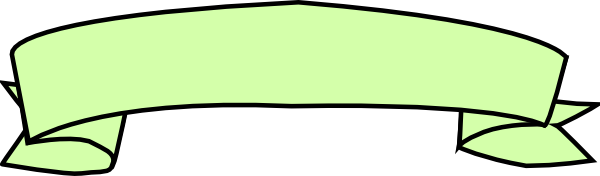 Groene banner Transparante achtergrond PNG