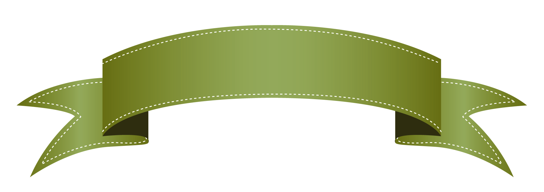 Gambar Transparan spanduk hijau