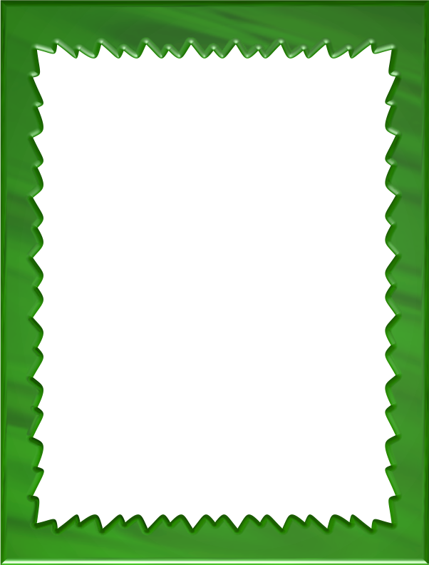 Green Frame PNG Background Image