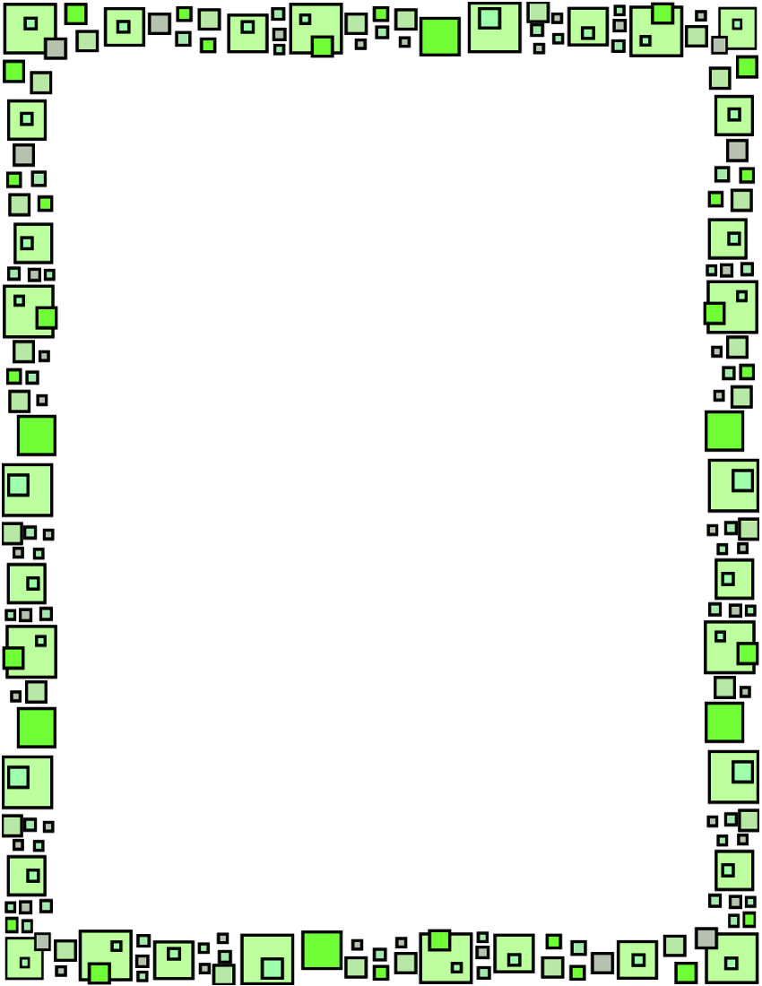 Green Frame PNG Download Image