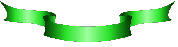 Green Ribbon PNG Transparent Image