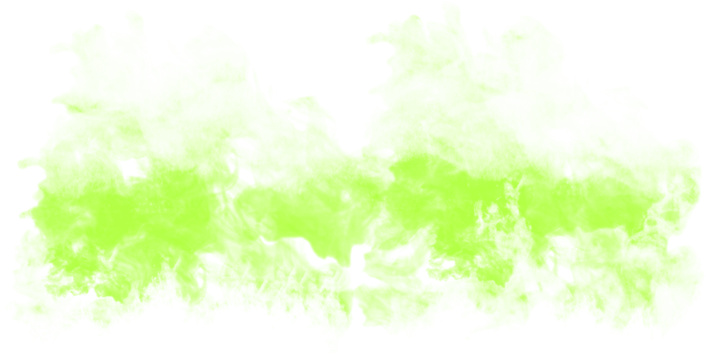 Imagen de humo verde PNG Transparente