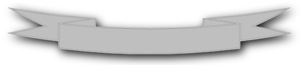 Grey Banner PNG Image with Transparent Background