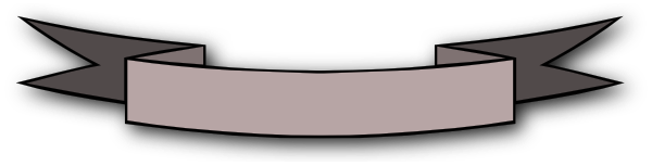 Grey Ribbon PNG Picture