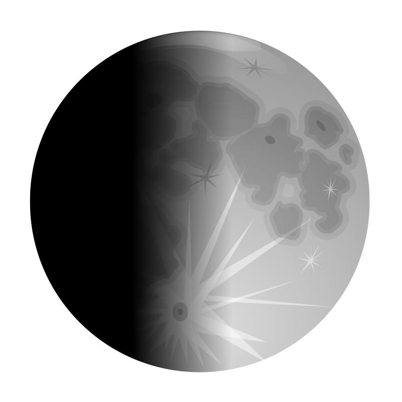 Half Moon PNG Hintergrund Bild