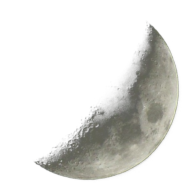 Half Moon PNG Image Transparent