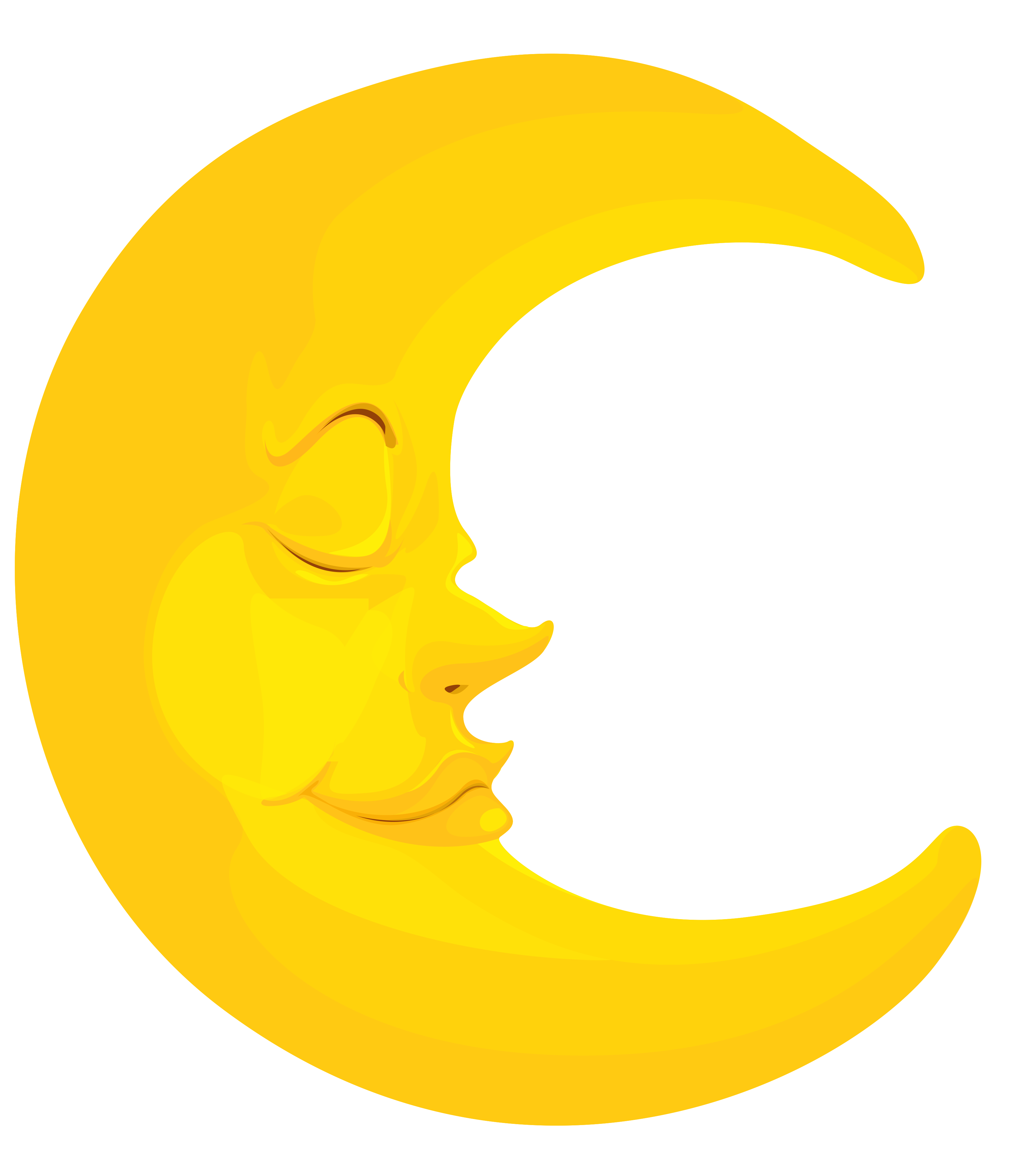Halber Mond transparenter Hintergrund PNG