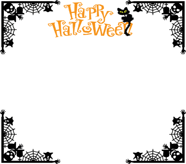 Download gratuito di Halloween Border PNG