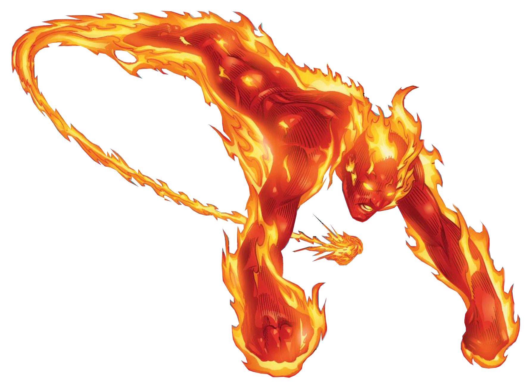 Human Torch Free PNG Image