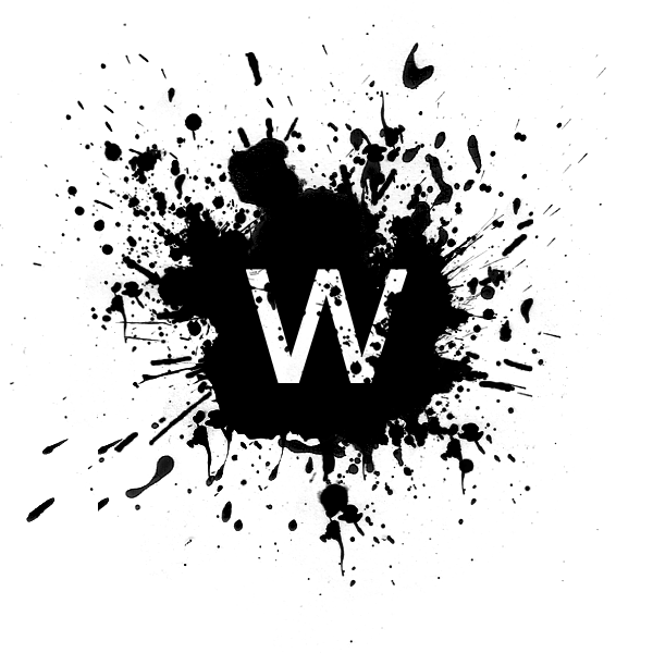 Буква w PNG изображение фон