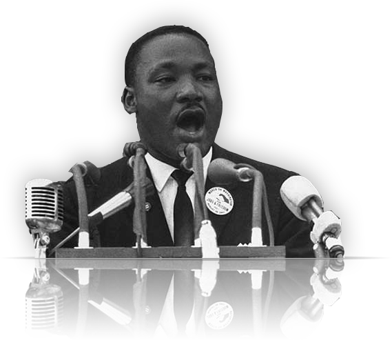 Martin Luther King PNG Image with Transparent Background