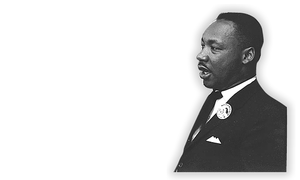 Immagine Trasparente di Martin Luther King