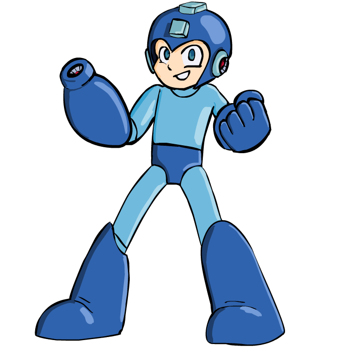 Mega Man PNG Image with Transparent Background