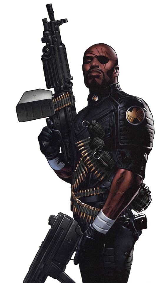 Nick Fury PNG Image Background