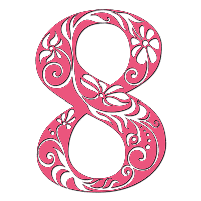 Number 8 PNG Free Download