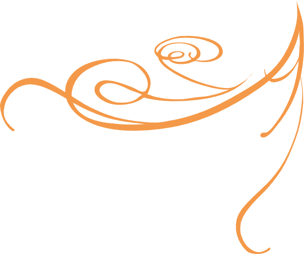 Orange Abstract Lines PNG High-Quality Image