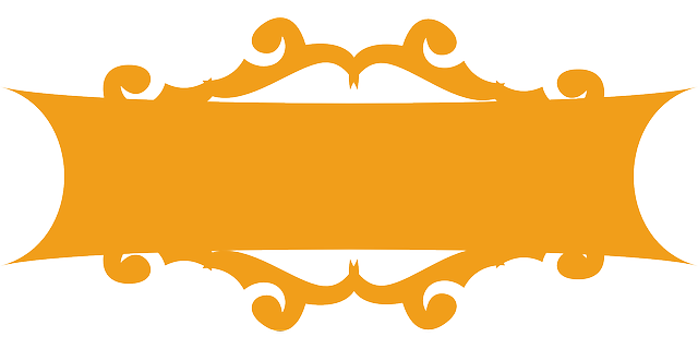 Orange Banner PNG Photo