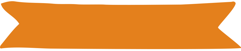 Orange Banner Transparent Image