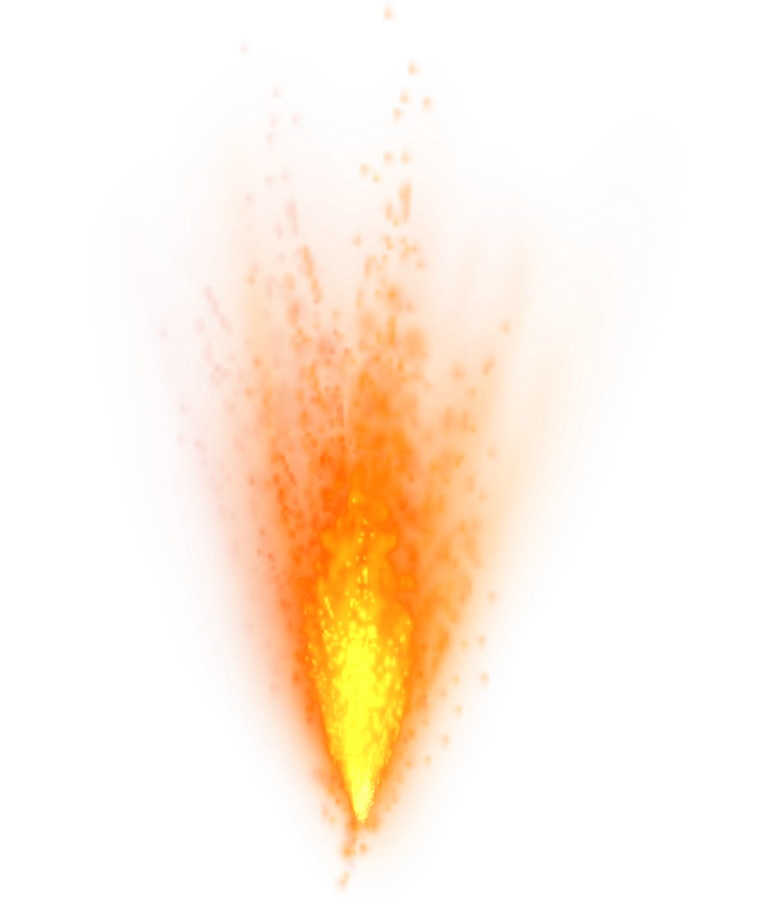Pic arancione flare PNG