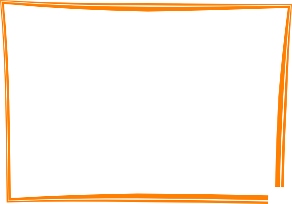 Orange Frame Download PNG Image
