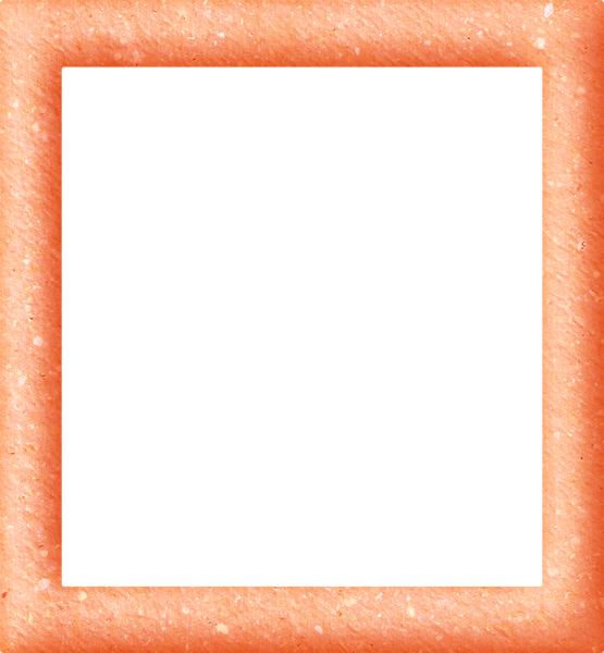 Imagem transparente de quadro laranja PNG