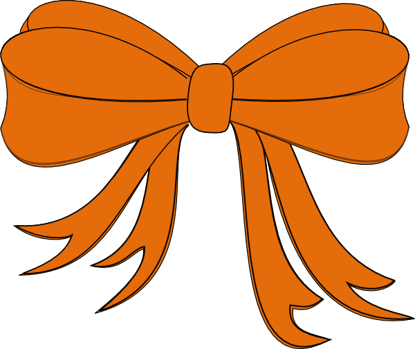 Immagine di sfondo arancione nastro PNG
