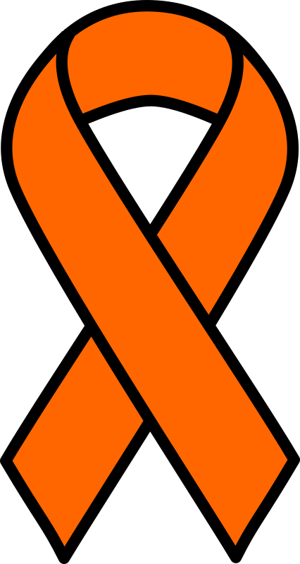 Orange Ribbon PNG High-Quality Image