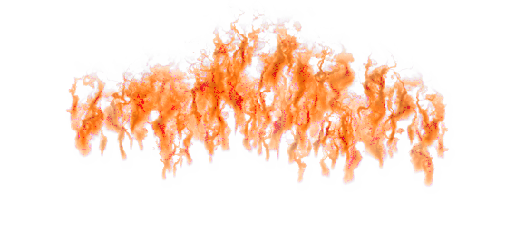 Orange Smoke Transparent Background PNG