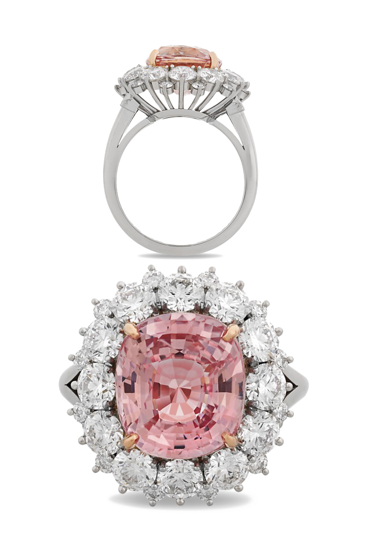 Padparadscha Stone PNG Picture