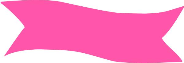 Pink Banner PNG Background Image