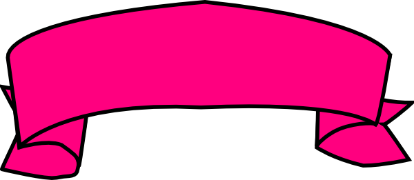 Pink Banner PNG Free Download