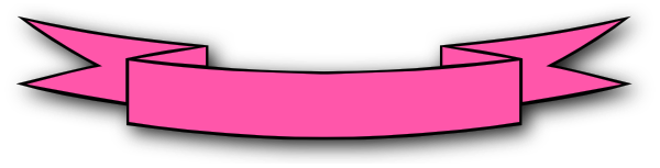 Pink Banner PNG Image with Transparent Background