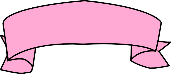 Banner rosa sfondo Trasparente PNG