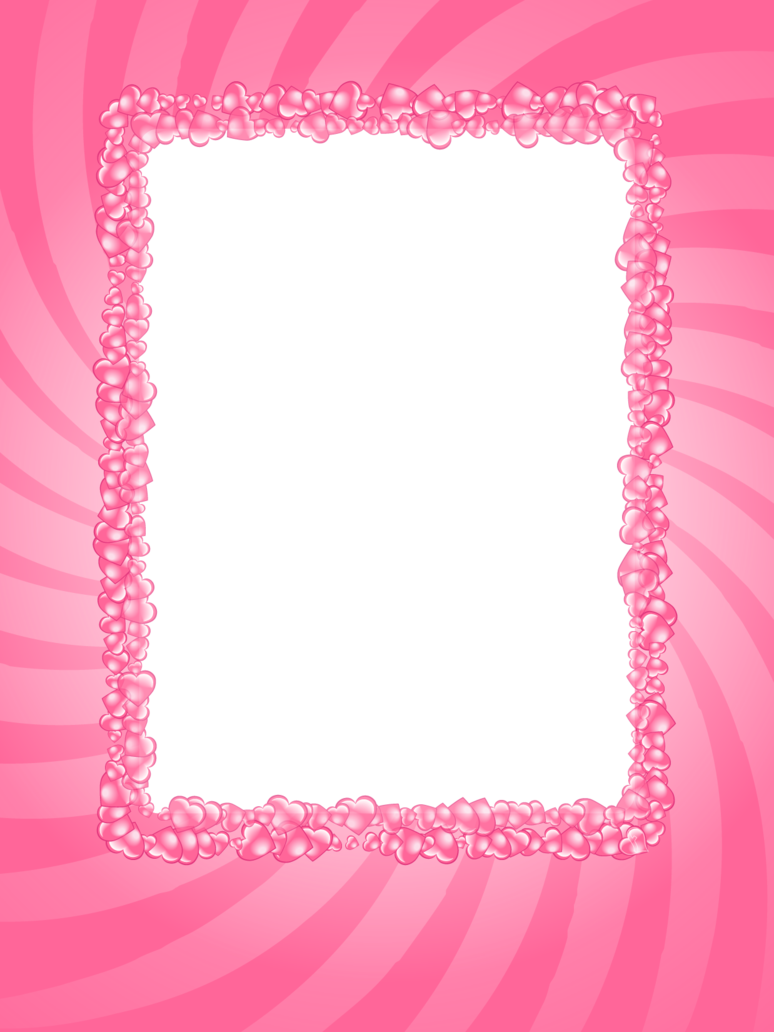 Pink Frame PNG Background Image