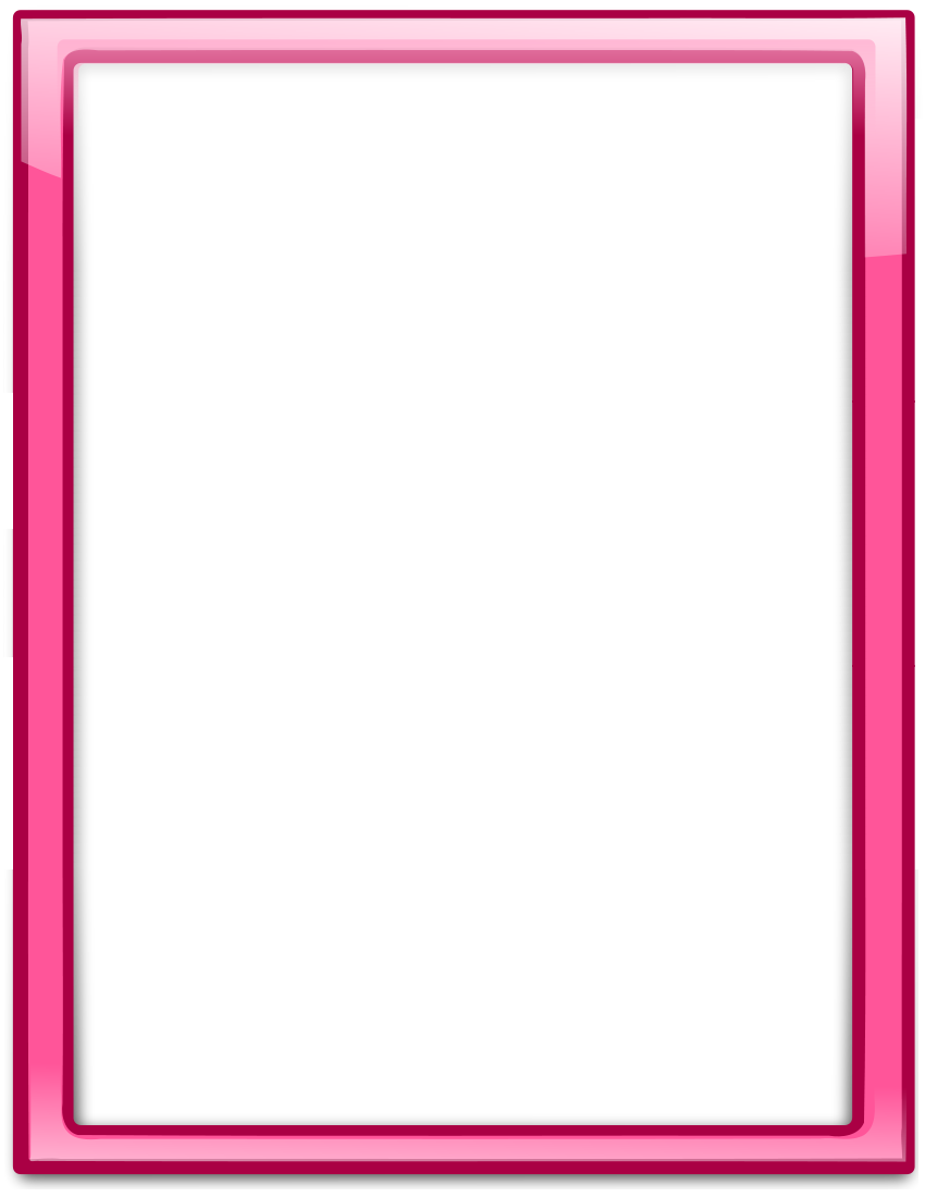 Pink Frame PNG High-Quality Image