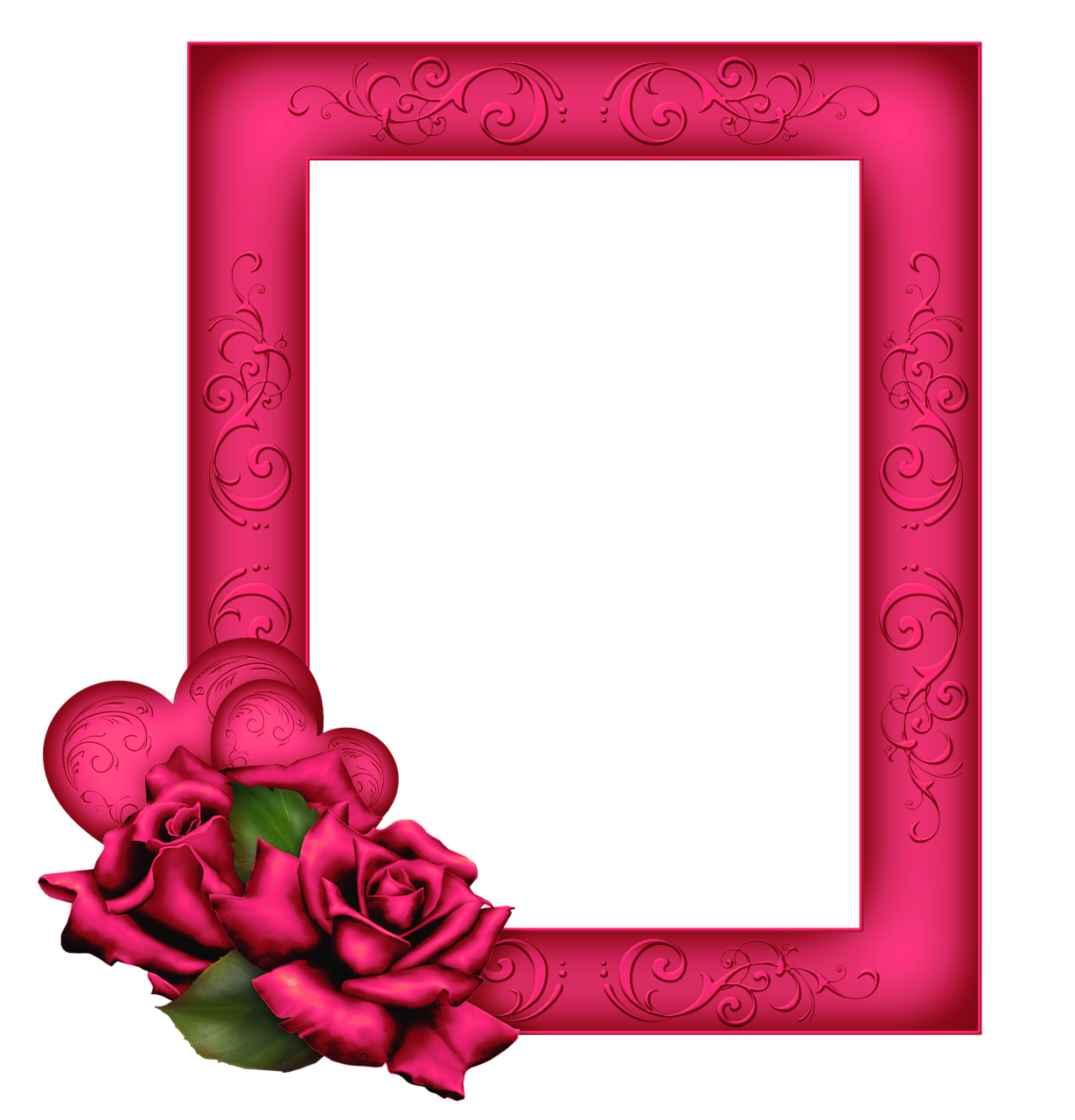 Roze frame PNG Afbeelding achtergrond