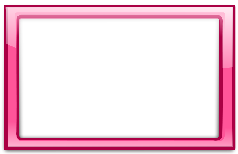 Pink Frame Transparent Background PNG