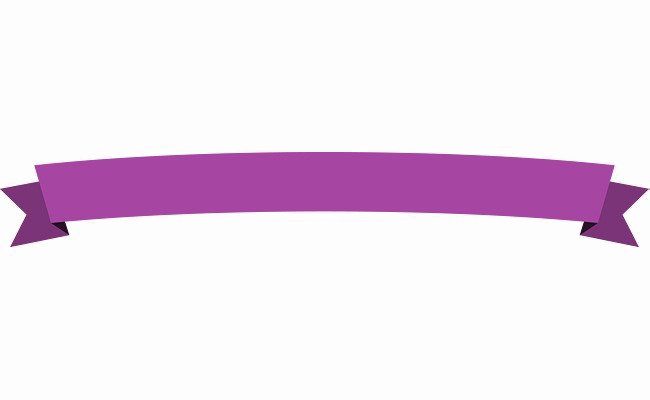 Purple Ribbon Transparent Images
