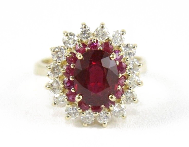 Imagen Transparente de piedra de diamante rojo rosa