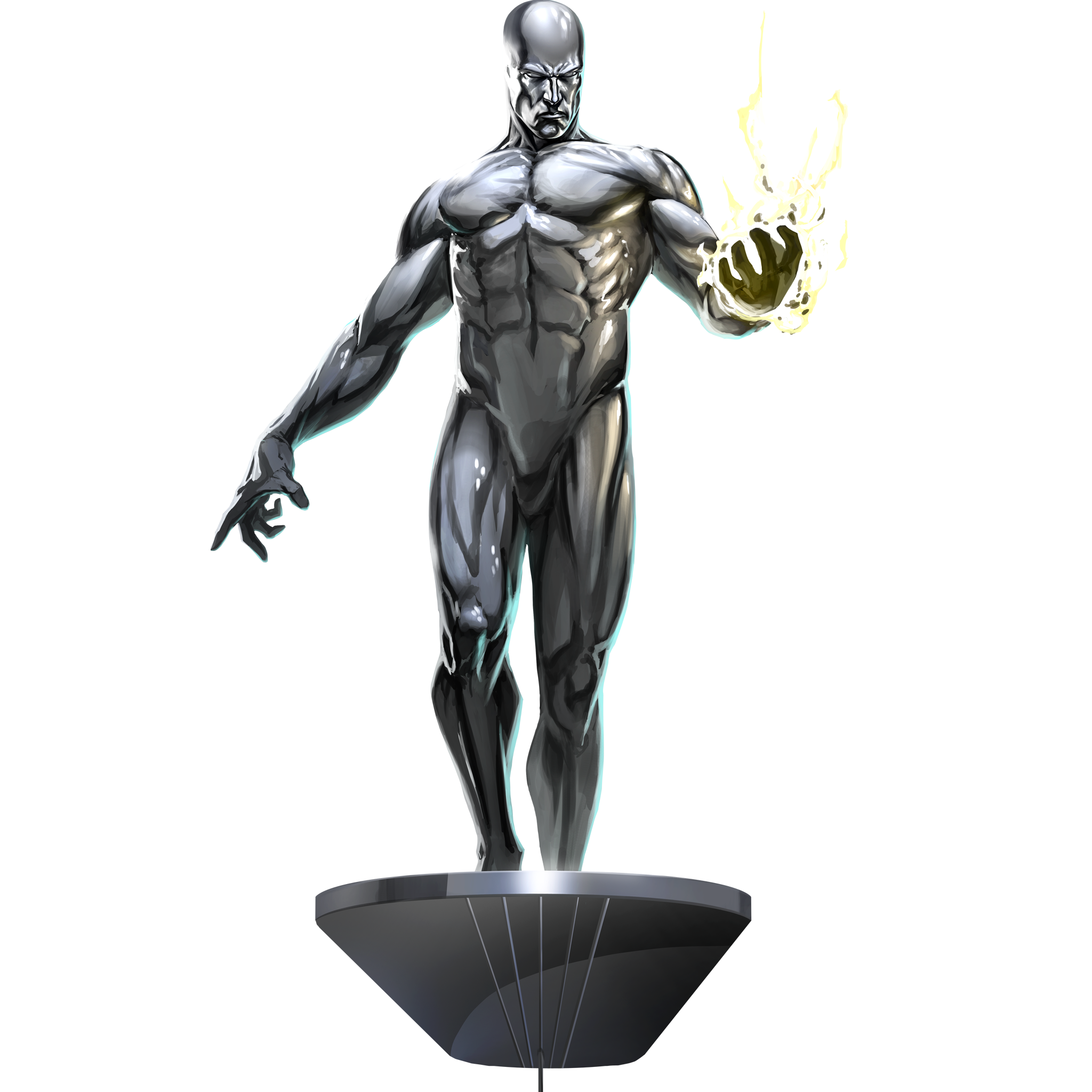 Silver Surfer PNG High-Quality Image