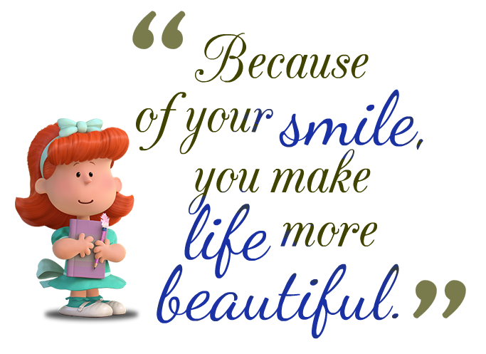 Smile Quotes PNG Image