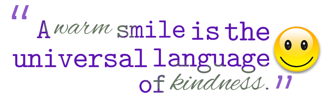 Smile Quotes PNG Transparent Image